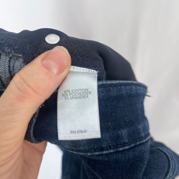 J Jill Denim Premium Flex High Rise Legging Denim Jeans Size 8 Non Destructed - Picture 11 of 12